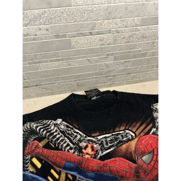 Vintage 2004 Spiderman 2 The Movie Kids Shirt Size Large - Great Condition - Picture 5 of 12